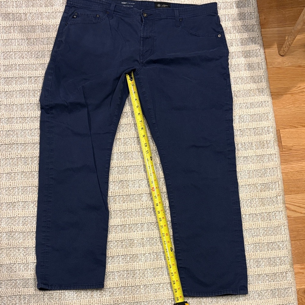 AG Adriano Goldschmied Navy Chinos